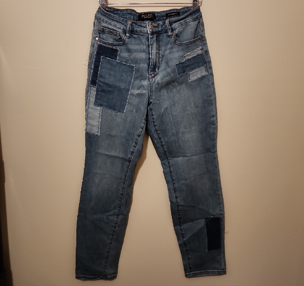 Judy Bule Patchwork Jeans